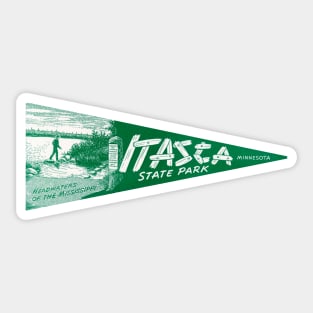 1940s Itasca State Park Minnesota Sticker